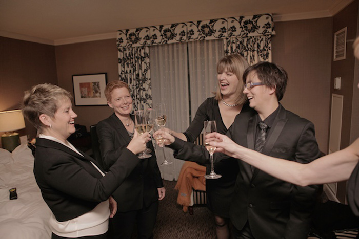 Janet and Hazel teaser at Jamie Kennedy Restaurant in the Gardiner Museum by Kevin Charlie