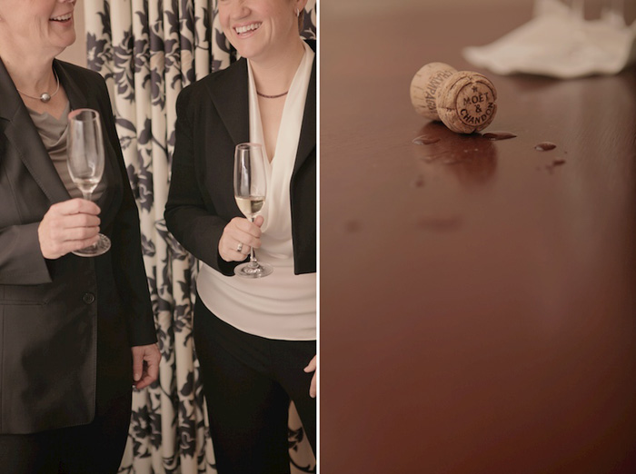 Janet and Hazel teaser at Jamie Kennedy Restaurant in the Gardiner Museum by Kevin Charlie