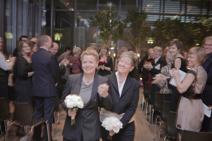 Janet and Hazel teaser at Jamie Kennedy Restaurant in the Gardiner Museum by Kevin Charlie